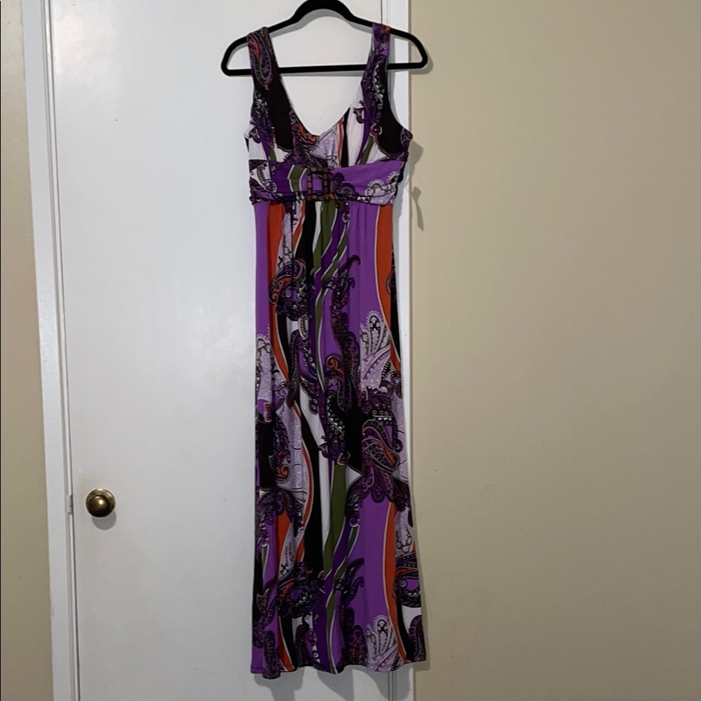 VINTAGE Bisou Bisou by Michelle Bohbot Maxi Sundress